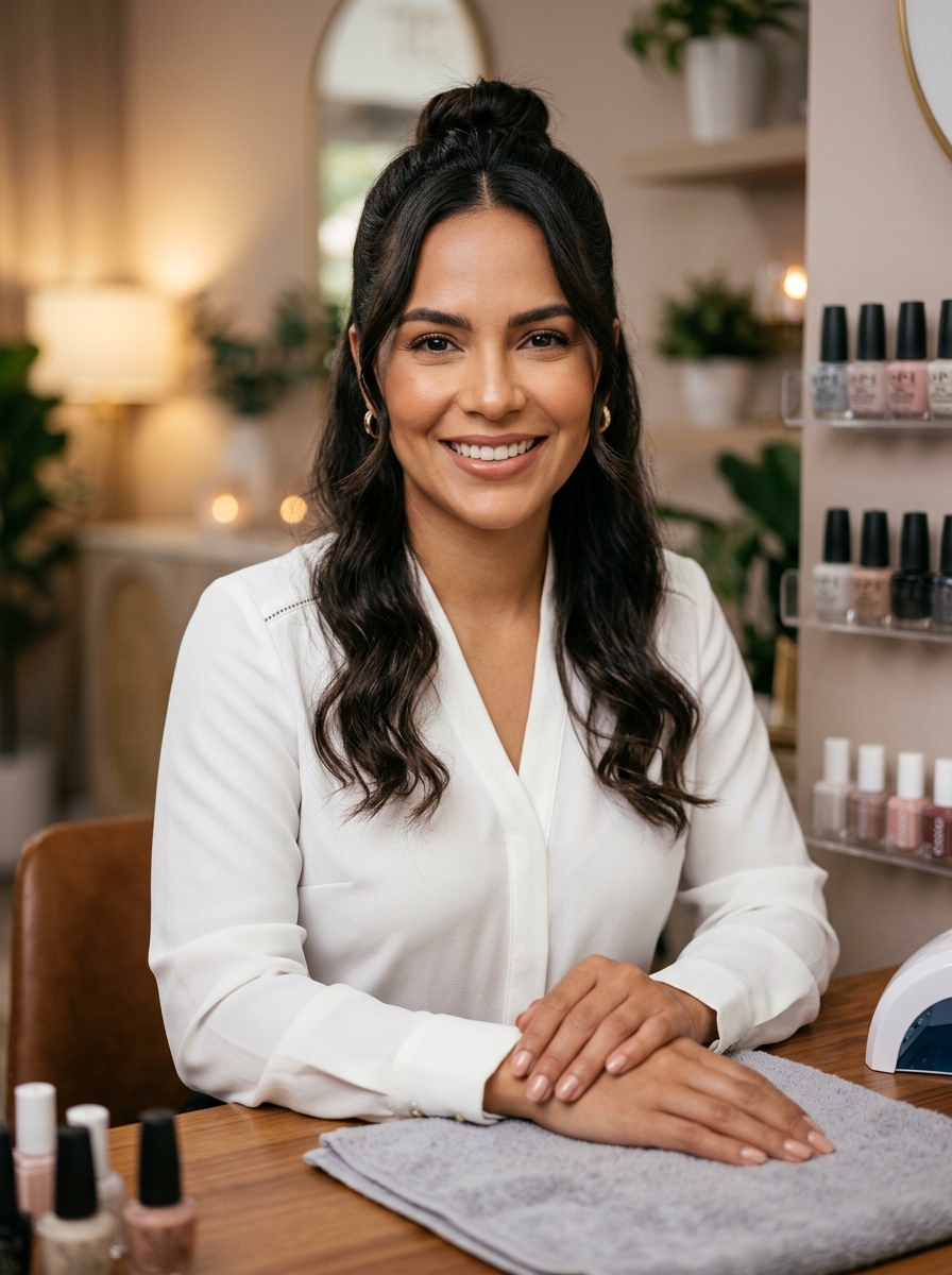Sofia Martinez, Lead Nail Artist at Velvet & Polish Dallas